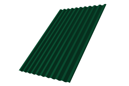 Профнастил С21R 0.45 Drap RAL 6005 зеленый мох