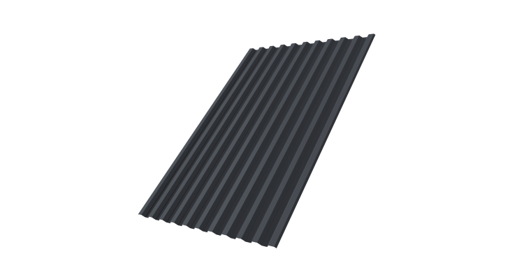 Профнастил С21R 0.45 Drap TX RAL 7024 мокрый асфальт