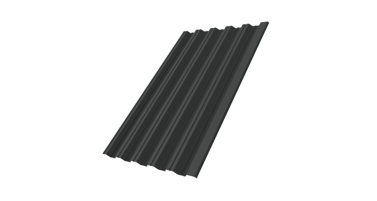 Профнастил HC35R 0.45 Drap TX RAL 7016 антрацитово-серый