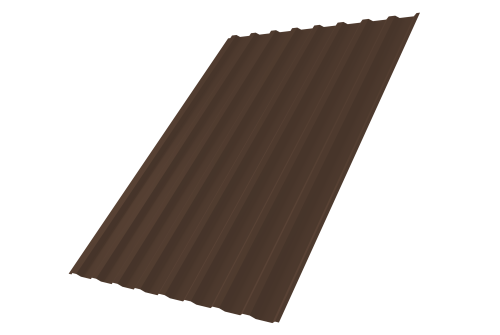 Профнастил С20В 0,4 PE RAL 8017 шоколад