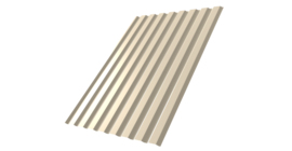 Профнастил С20A 0,45 Drap TX RAL 1015 светлая слоновая кость