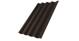 Профнастил НС44 Grand Line 0,5 Rooftop Бархат RR 32 темно-коричневый