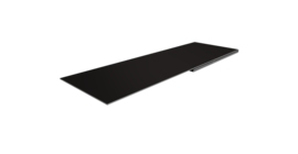 Планка финишная 48х25 0,5 Satin Matt RAL 9005 черный (2м)