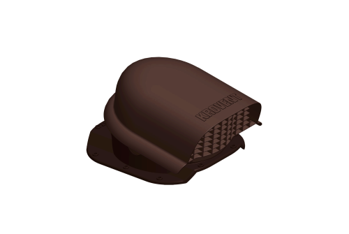 Вентиль кровельный Krovent KTV-Cascade коричневый