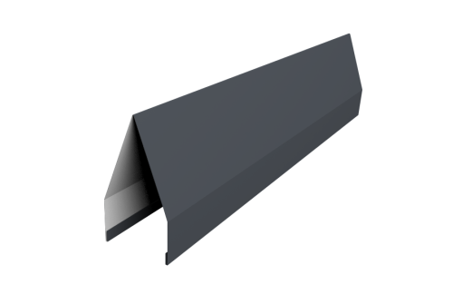 Ламель забора жалюзи Tokyo 0,45 Drap ST RAL 7024 мокрый асфальт